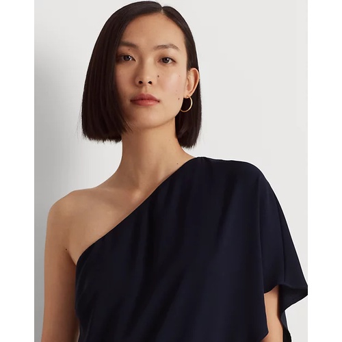 폴로 랄프로렌 Cape Georgette One-Shoulder Jumpsuit