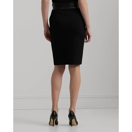 폴로 랄프로렌 Belted Ponte Pencil Skirt