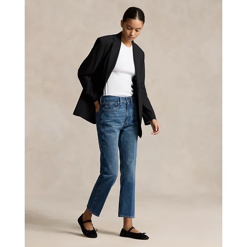 폴로 랄프로렌 High-Rise Relaxed Straight Crop Jean