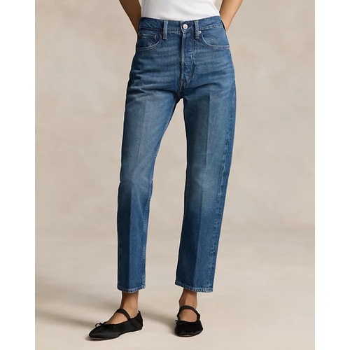 폴로 랄프로렌 High-Rise Relaxed Straight Crop Jean