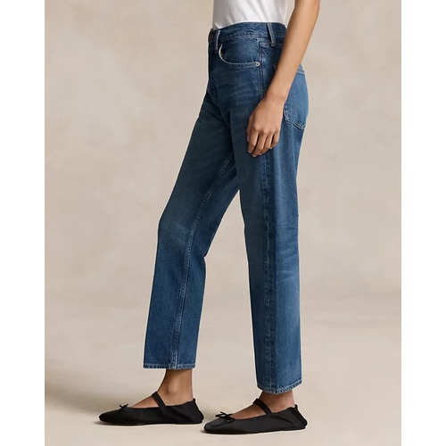 폴로 랄프로렌 High-Rise Relaxed Straight Crop Jean