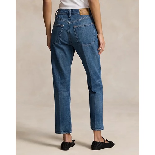 폴로 랄프로렌 High-Rise Relaxed Straight Crop Jean