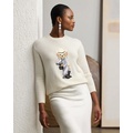 Western Polo Bear Cashmere Sweater