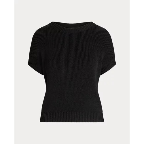 폴로 랄프로렌 Rib-Knit Short-Sleeve Sweater