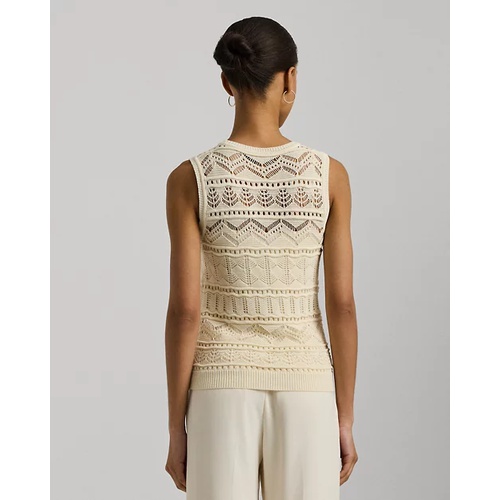 폴로 랄프로렌 Pointelle-Knit Sleeveless Sweater