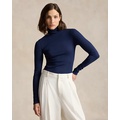 Stretch Ribbed Turtleneck