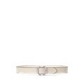 Slide-Buckle Leather Belt