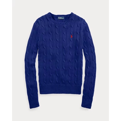 폴로 랄프로렌 Cable-Knit Cotton Crewneck Sweater