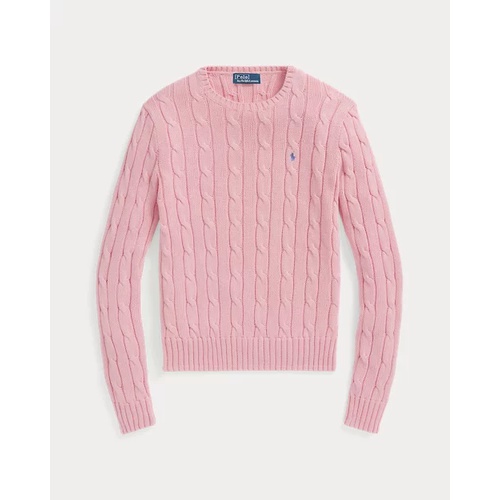 폴로 랄프로렌 Cable-Knit Cotton Crewneck Sweater