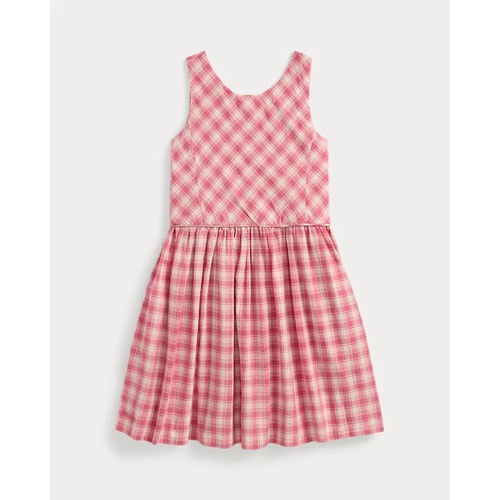 폴로 랄프로렌 Gingham Cotton Madras Dress