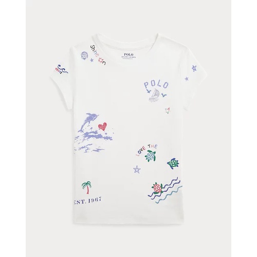 폴로 랄프로렌 Cotton Jersey Graphic Tee