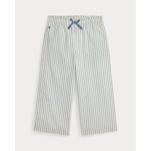 폴로 랄프로렌 Striped Cotton Madras Pull-On Pant