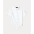 Cotton Oxford Short-Sleeve Uniform Shirt