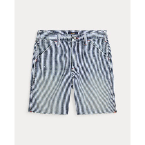 폴로 랄프로렌 Indigo Striped Denim Carpenter Short