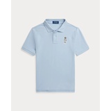 Polo Bear Cotton Mesh Polo Shirt