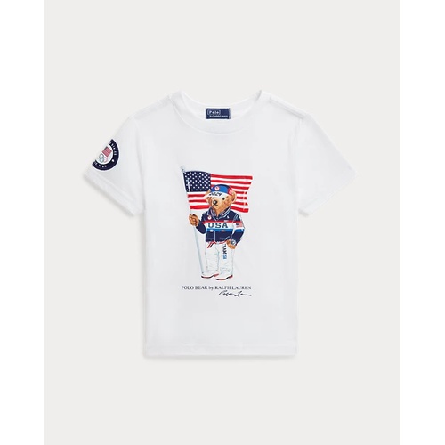 폴로 랄프로렌 Team USA Polo Bear Cotton Jersey Tee