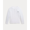 Cotton Jersey Henley Shirt