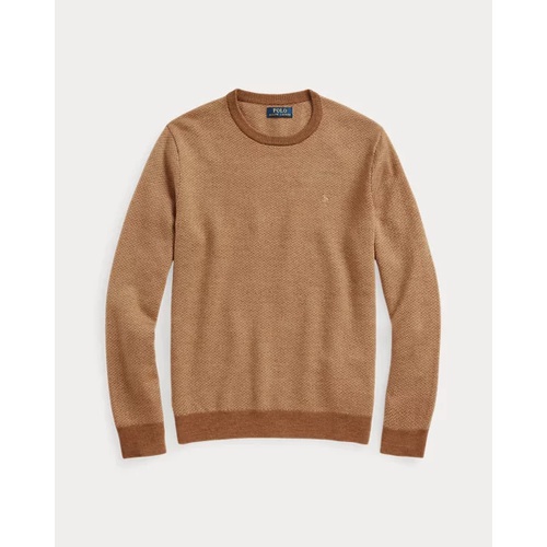 폴로 랄프로렌 Herringbone-Knit Washable Wool Sweater