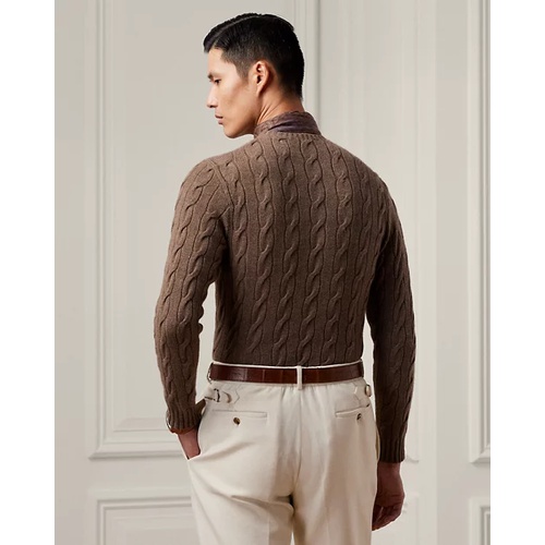 폴로 랄프로렌 Cable-Knit Cashmere Sweater