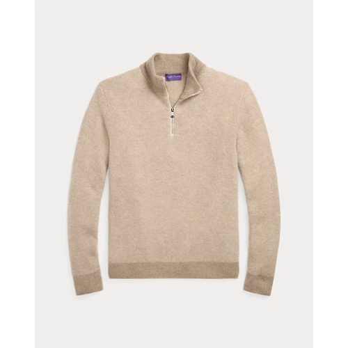 폴로 랄프로렌 Cashmere Birdseye Quarter-Zip Sweater