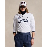 Team USA Micro-Dot Mesh Pullover