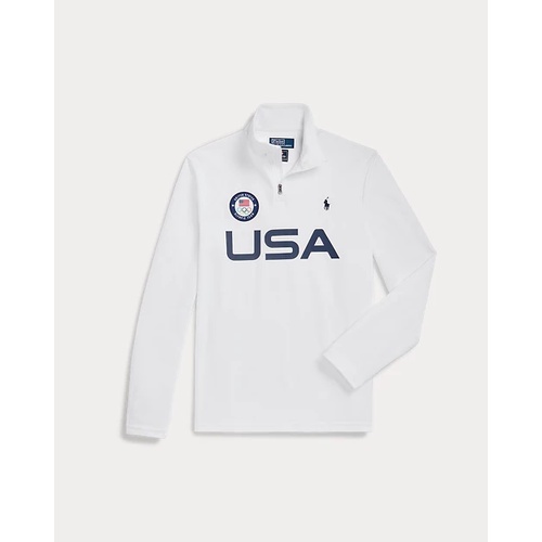 폴로 랄프로렌 Team USA Micro-Dot Mesh Pullover