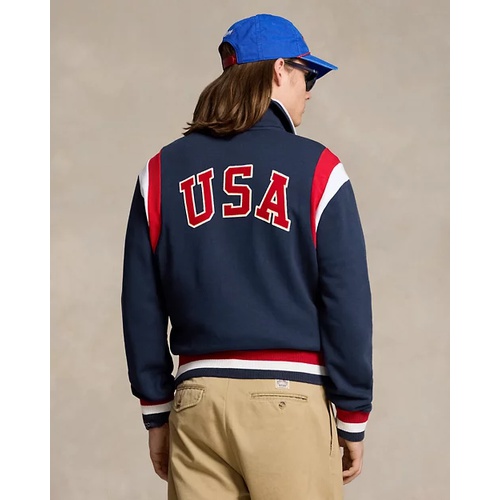 폴로 랄프로렌 Team USA Fleece Baseball Jacket