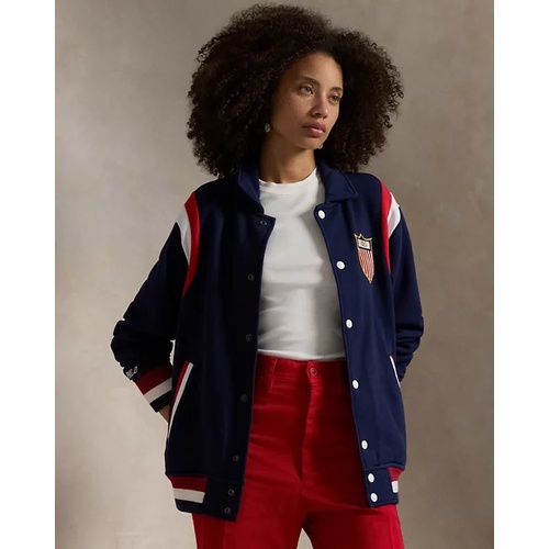 폴로 랄프로렌 Team USA Fleece Baseball Jacket