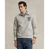 Fleece Collared Quarter-Zip Sweatshirt