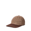 Suede-Bill Cashmere Ball Cap