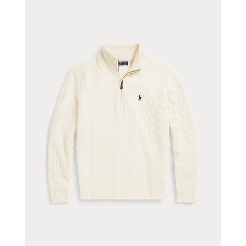 폴로 랄프로렌 Cable-Knit Wool-Cashmere Sweater