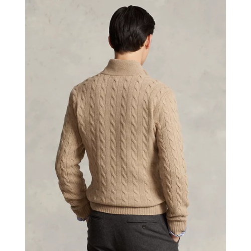 폴로 랄프로렌 Cable-Knit Wool-Cashmere Sweater