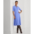 Cotton-Blend Polo Dress