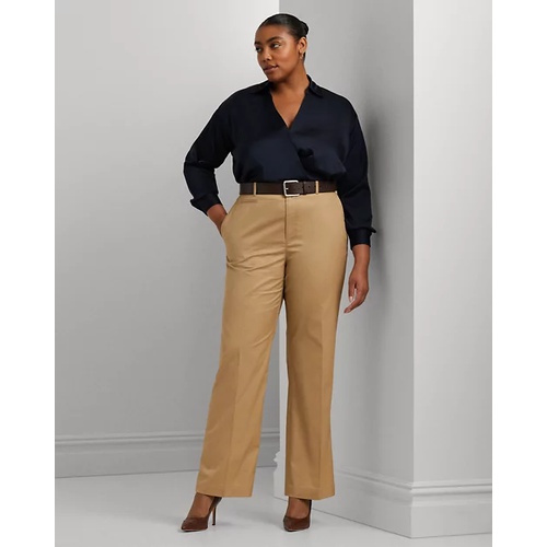 폴로 랄프로렌 Cotton Twill High-Rise Pant