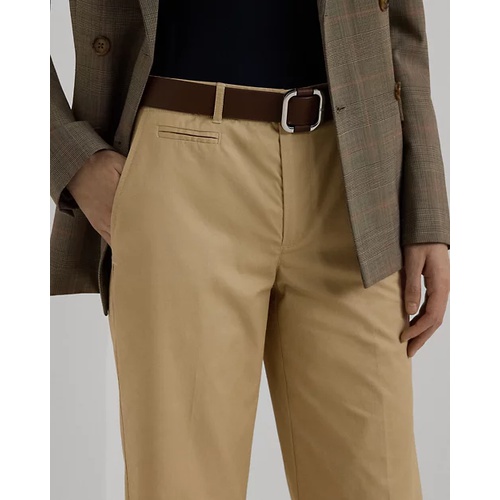 폴로 랄프로렌 Cotton Twill High-Rise Pant