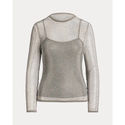 폴로 랄프로렌 Embellished Long-Sleeve Top