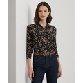 Slim Fit Floral Stretch Jersey Shirt