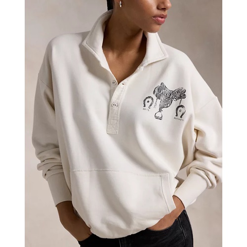 폴로 랄프로렌 Graphic Fleece Quarter-Placket Pullover