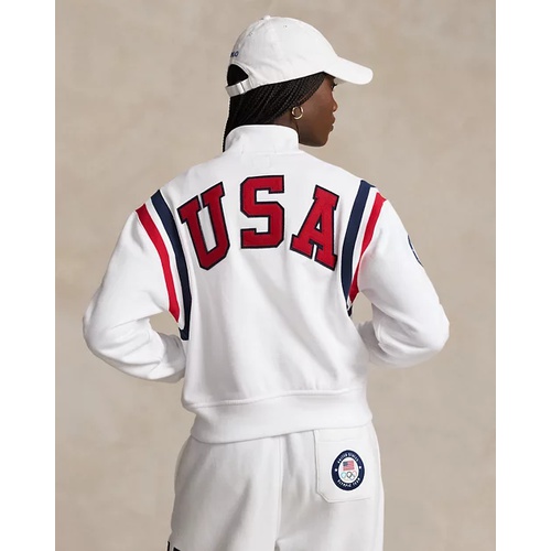 폴로 랄프로렌 Team USA Fleece Baseball Jacket