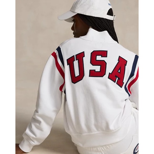 폴로 랄프로렌 Team USA Fleece Baseball Jacket