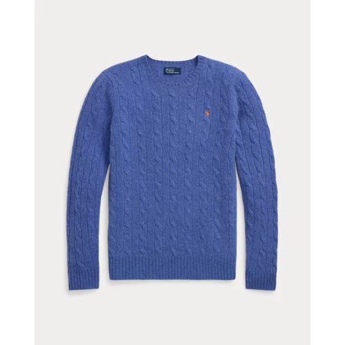 폴로 랄프로렌 Cable-Knit Wool-Cashmere Sweater