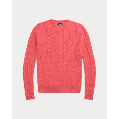 폴로 랄프로렌 Cable-Knit Wool-Cashmere Sweater