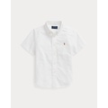 Cotton Oxford Short-Sleeve Shirt