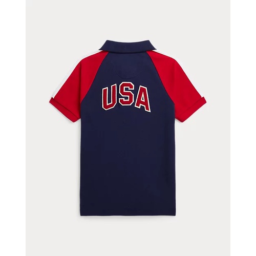 폴로 랄프로렌 Team USA Cotton Mesh Polo Shirt