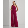 Twist-Front Jersey One-Shoulder Jumpsuit