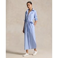 Cotton Poplin Belted Shirtdress