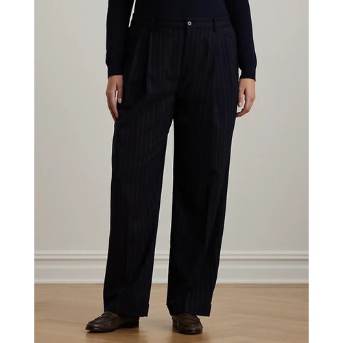 폴로 랄프로렌 Pleated Wool-Blend Crepe Pant