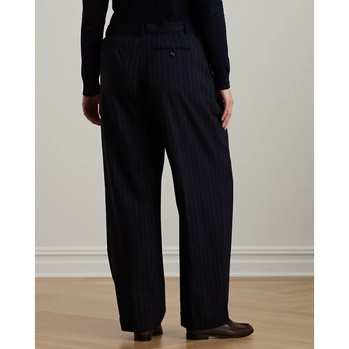 폴로 랄프로렌 Pleated Wool-Blend Crepe Pant