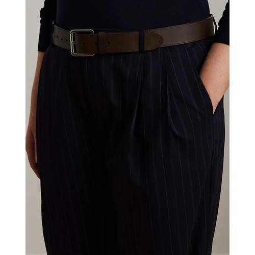 폴로 랄프로렌 Pleated Wool-Blend Crepe Pant