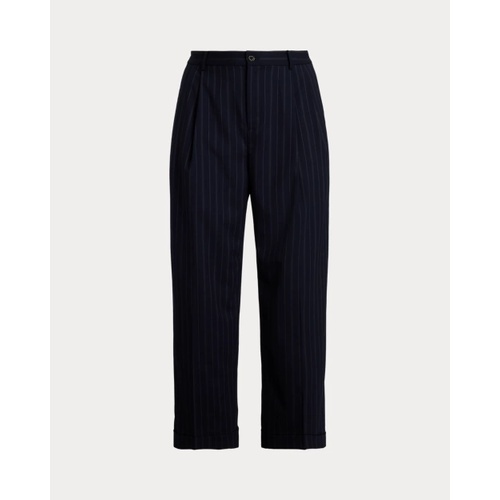 폴로 랄프로렌 Pleated Wool-Blend Crepe Pant